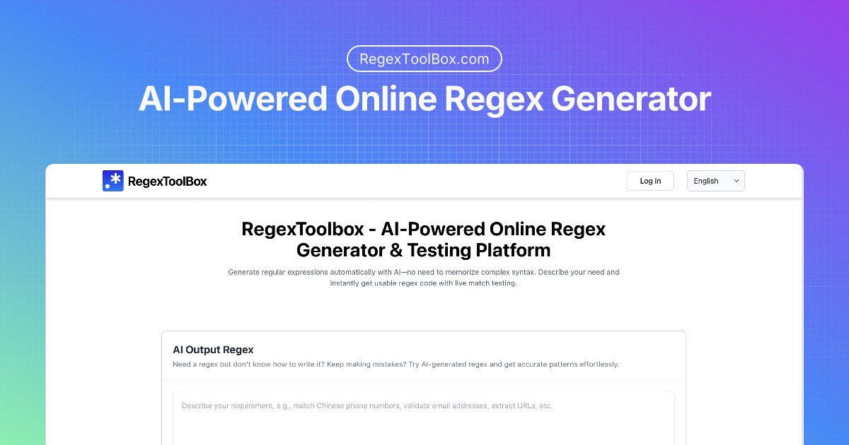 RegexToolBox